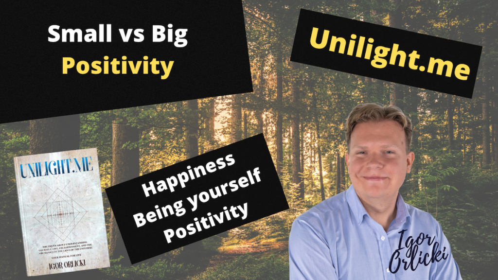Small vs Big positivity – how to make a difference every day